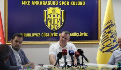 MKE Ankaragücü Başkanı İsmail Mert Fırat yeniden aday