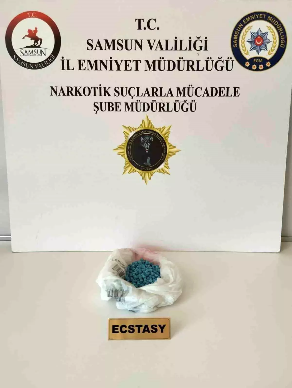 Samsun’da 526 Ecstasy Hap Ele Geçirildi