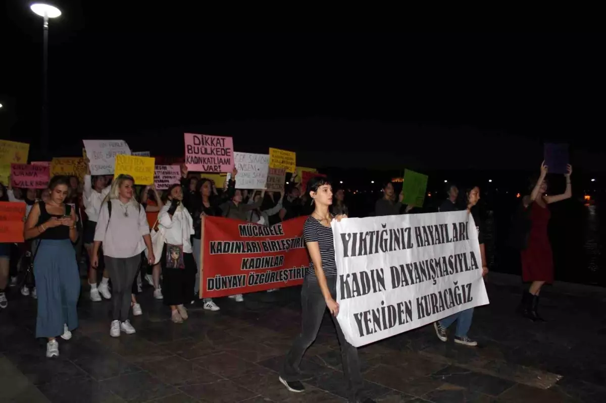 Çanakkale’de Kadın Cinayetlerine Protesto